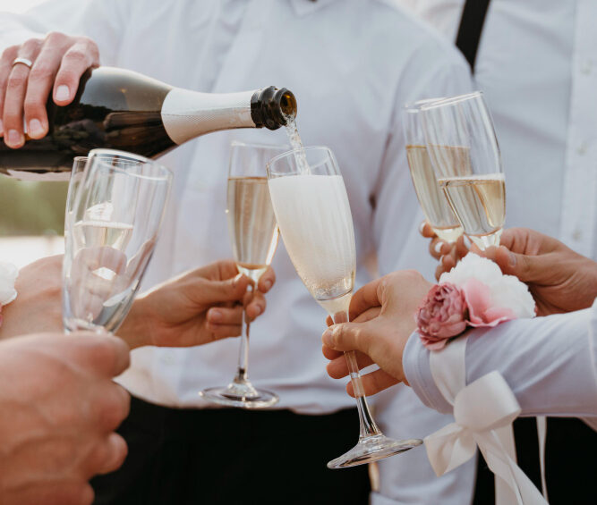 Sektempfang Hochzeit