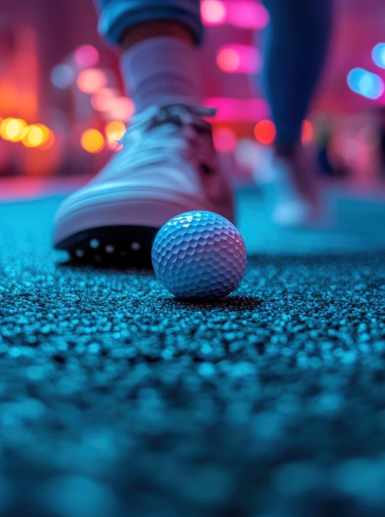 Junggesellenabschied in Kassel: Neon-Minigolf